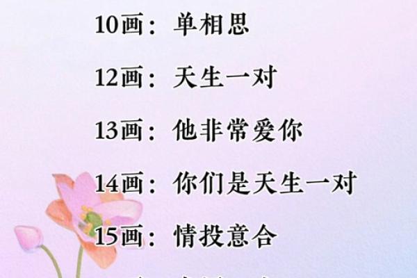 姓名配对笔画数大数的人 数姓名笔画看两人缘分？