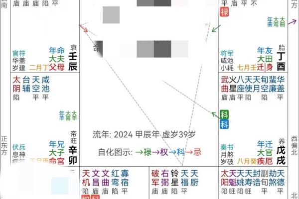 紫薇旺落疾厄宫