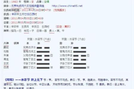 算命中节什么意思,六十四卦节卦的意思