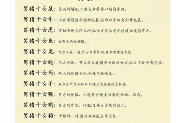 最全的十二属相配对