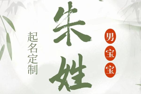朱姓名字男女配对 朱姓配什么字取名有意义？