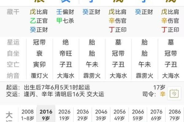 测试八字命格