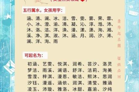 八字起名字女孩