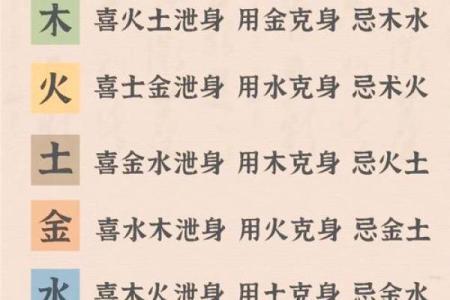 五行排八字