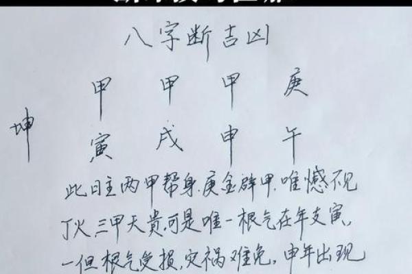 八字绝密知识 断命口诀