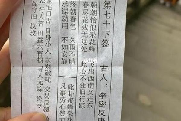 观世音灵签求第四十一