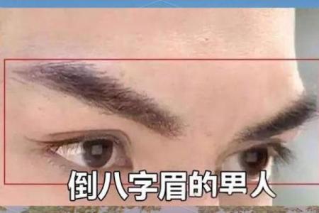 倒八字眉图片