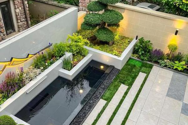 房子花园风水布局图片