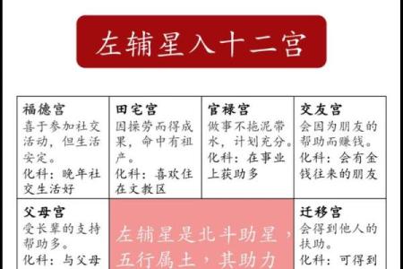 紫薇斗数各个星
