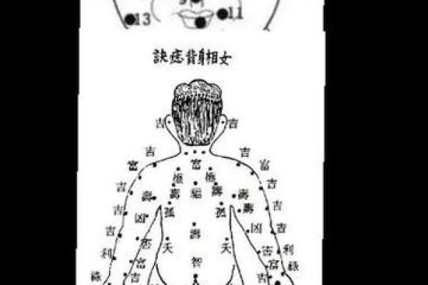 背上的痣图解算命