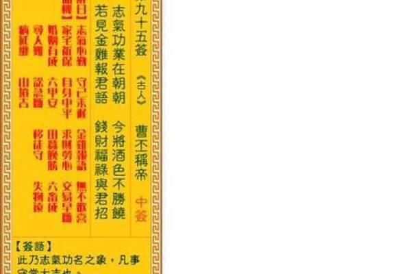 日本观音灵签54签解签