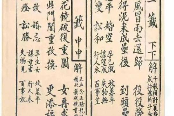 观音灵签81签宫末六甲
