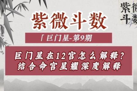 紫薇斗数迁移宫有太阳巨门
