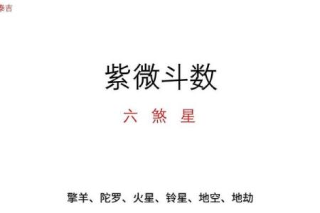 紫薇斗数煞星激发