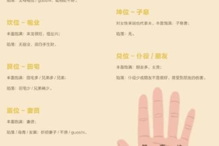 算命手势图含义