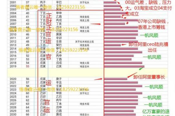八字人生运势曲线图