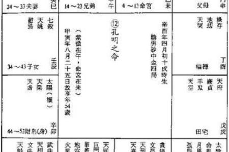 台湾紫微斗数小限派 紫微斗数小限排盘？