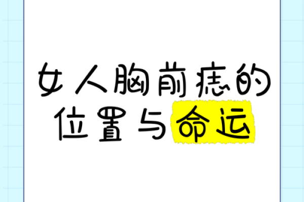胸部痣相图解算命