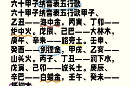 传承国学文化，算命入门，六十甲子纳音