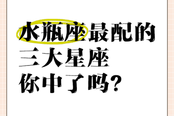 水瓶座最佳闺蜜的星座配对
