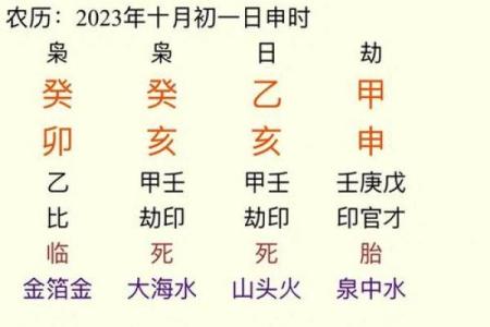 最准八字排盘详解
