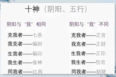 详解八字命盘中的十神关系及其作用